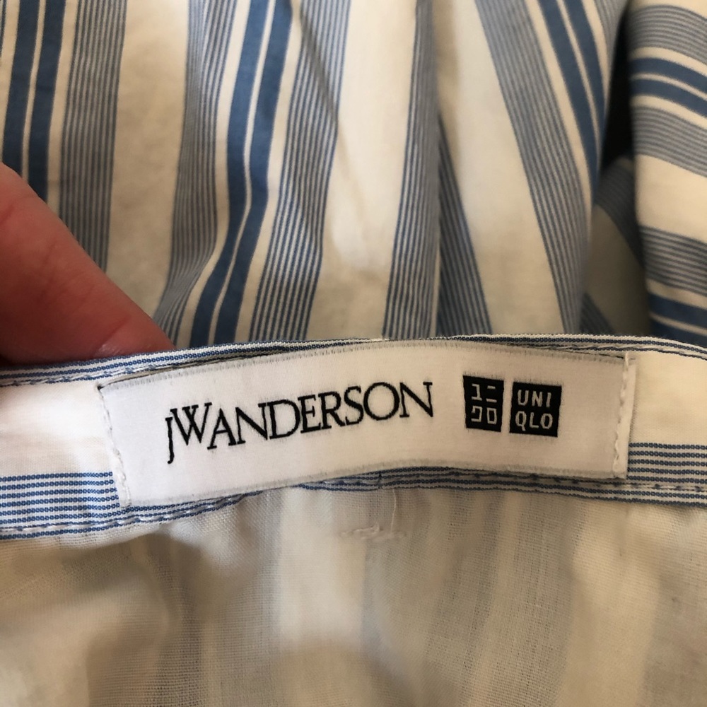 Wrap Skirt Blue Striped JW Anderson x Uniqlo - Picture 3 of 7
